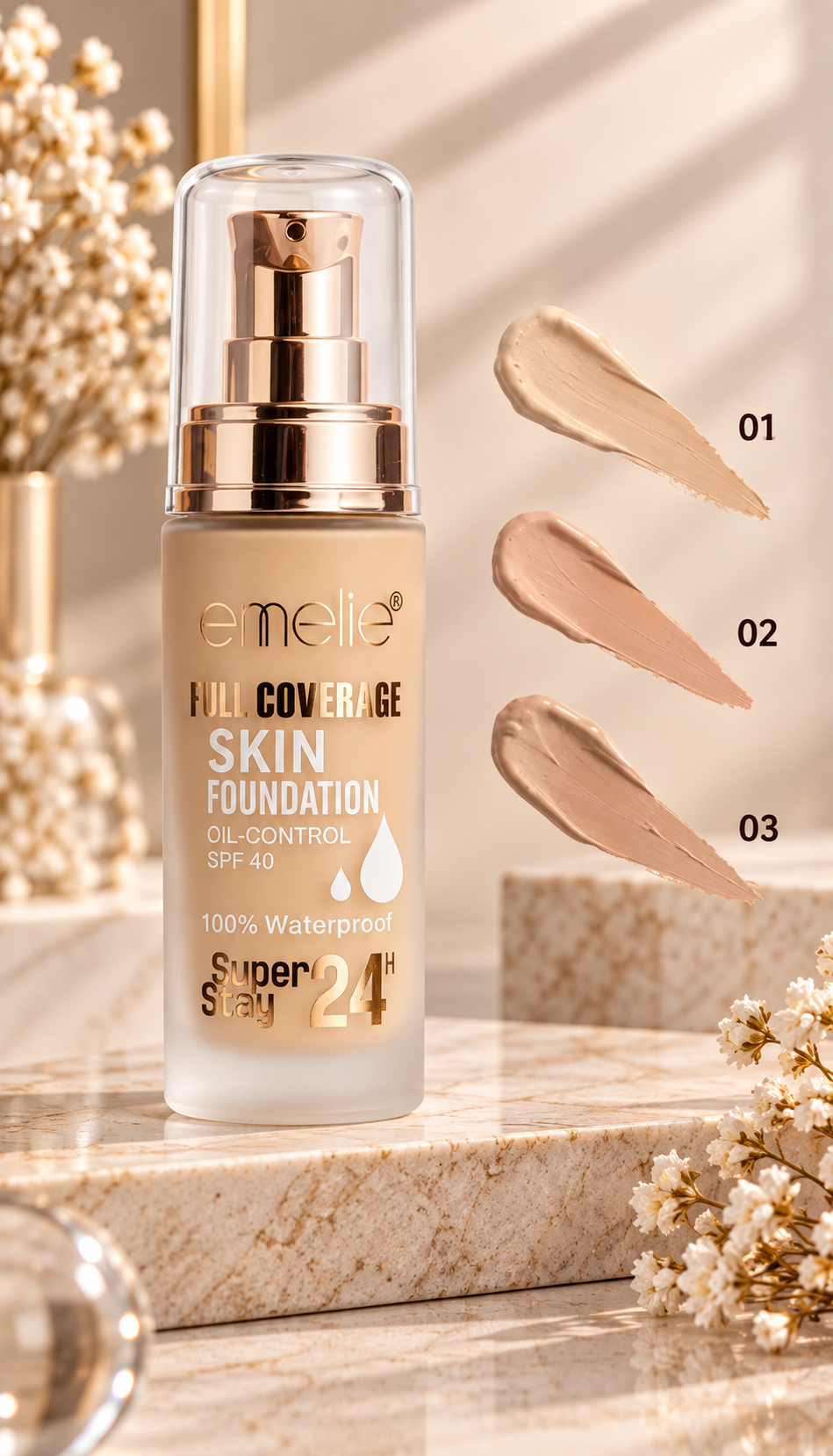 Emelie High Coverage Foundation