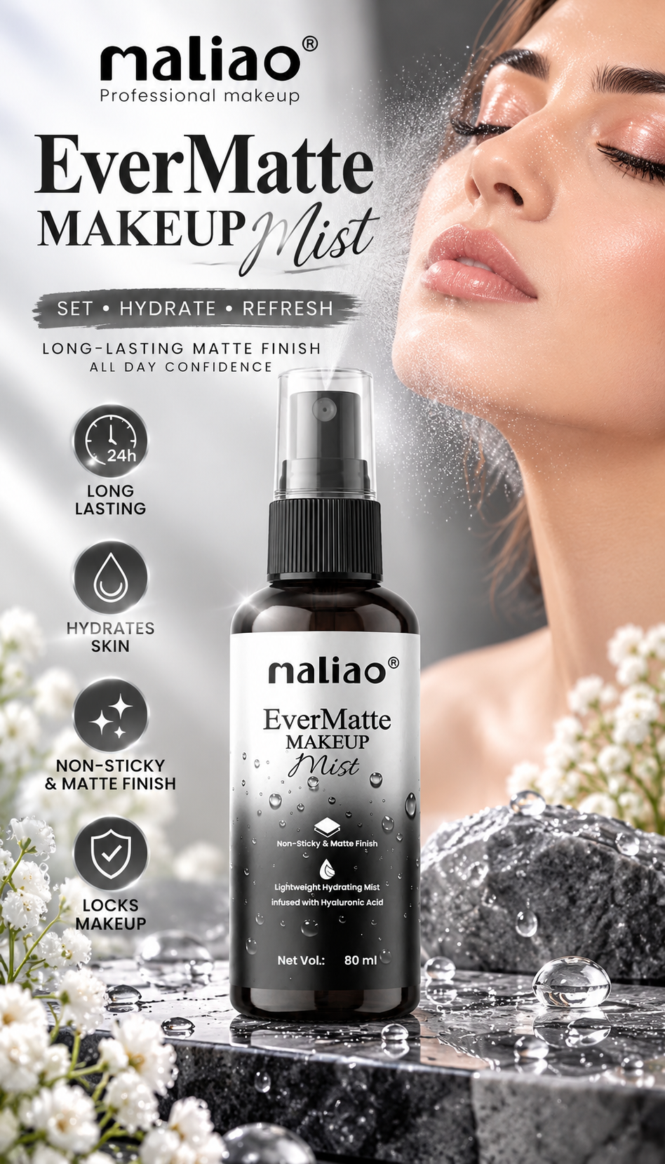 Maliao Ever Matte Makeup Fixer Spray