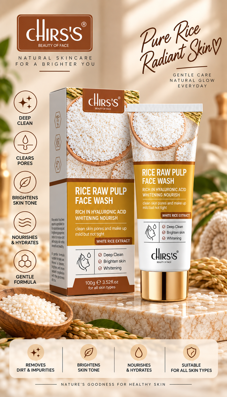 Chirss Face Wash Collection
