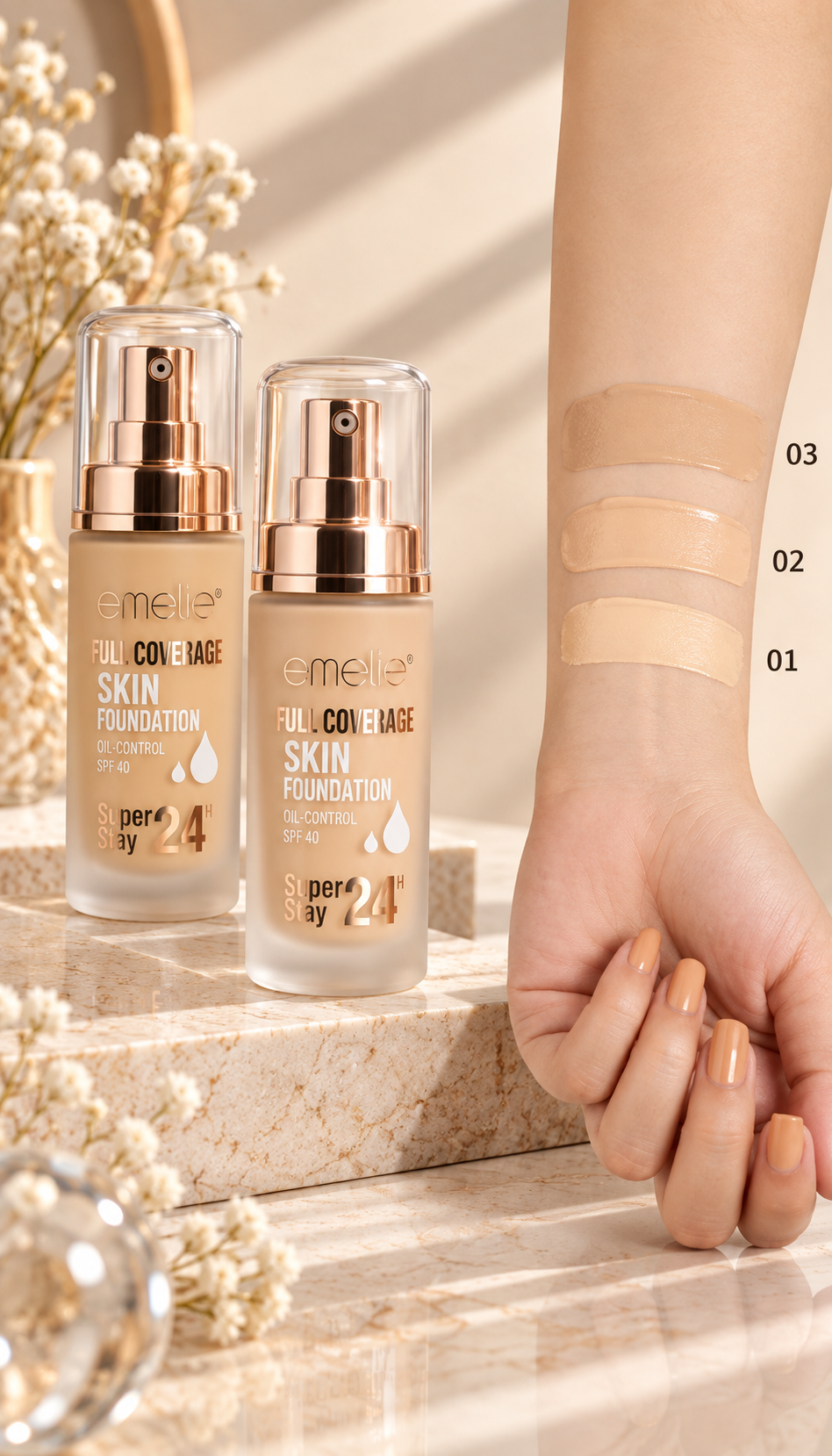 Emelie High Coverage Foundation