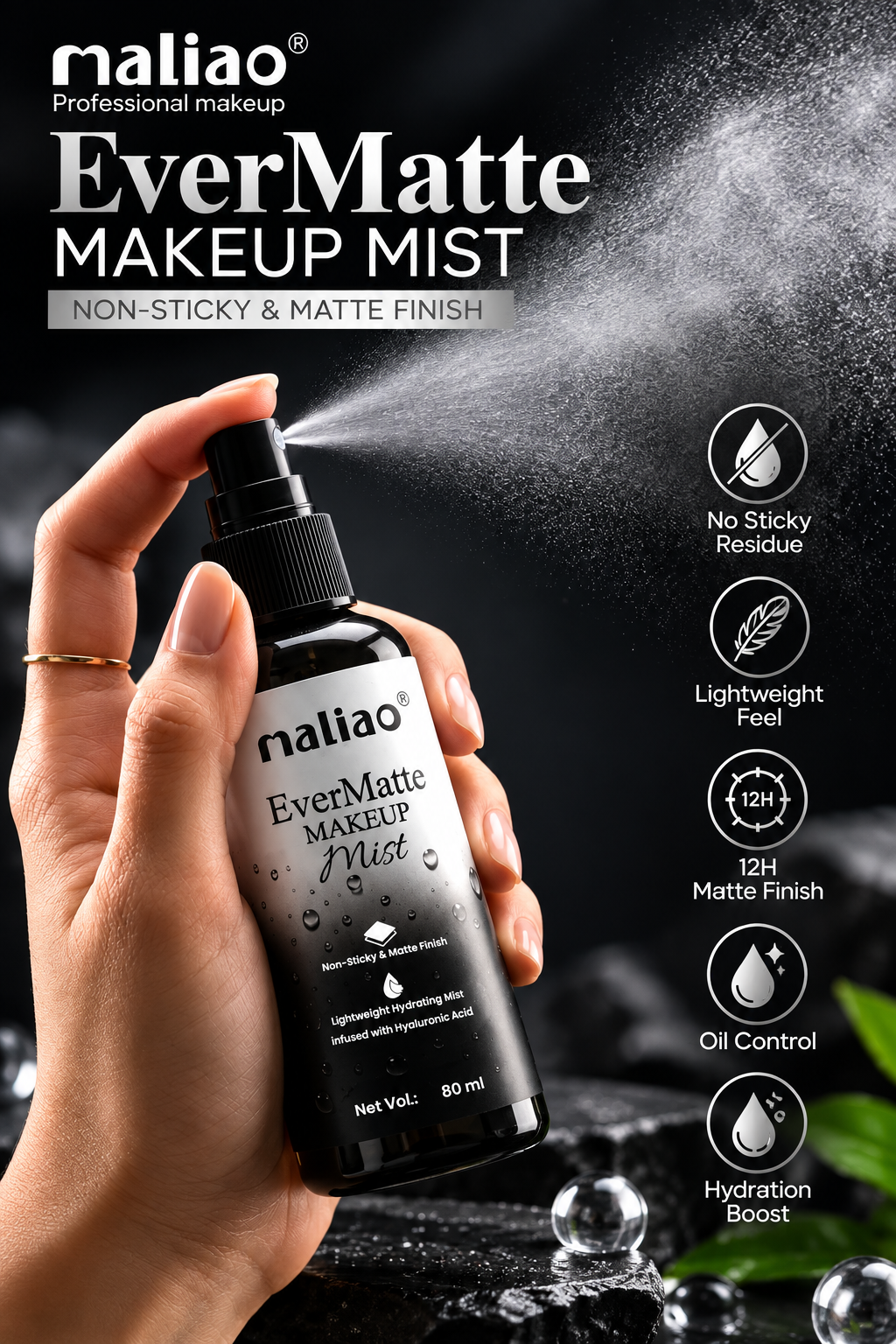 Maliao Ever Matte Makeup Fixer Spray