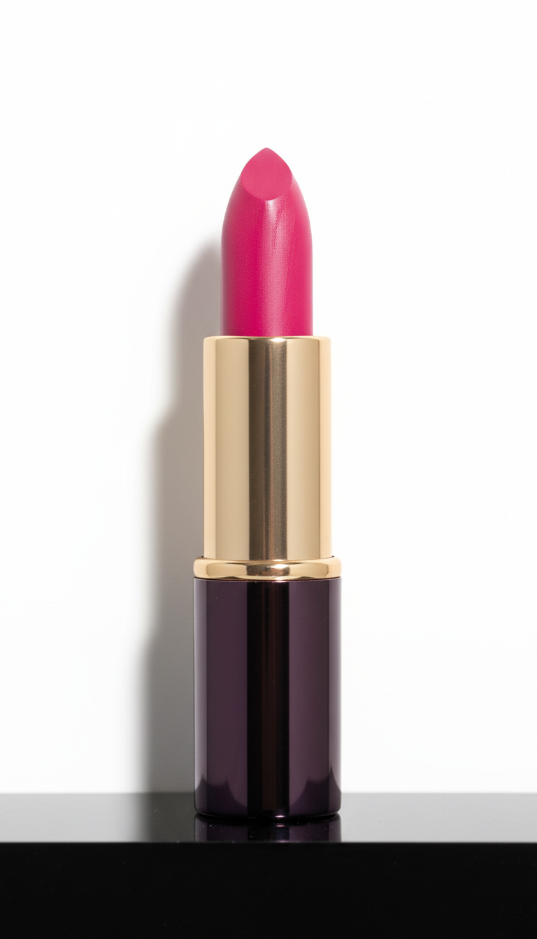 Velvet Lipstick in Fuchsia Pop