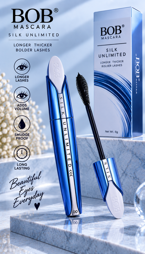 Bob Unlimited Silk 3D Curling Volume Mascara
