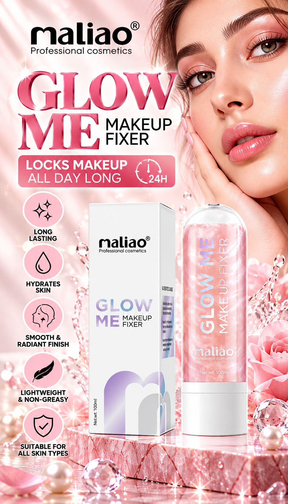 Maliao Glow Me Makeup Fixer