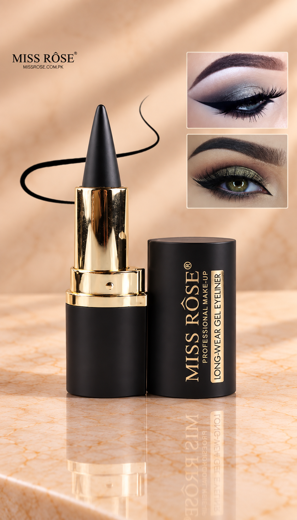 Miss Rose Gel Eyeliner Kajal Stick