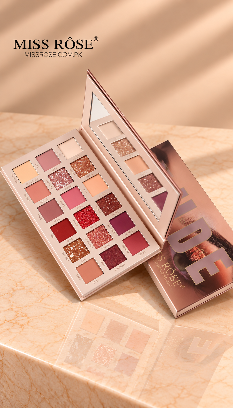 Miss Rose Sunset Nude Desert Eye Shadow Palette B