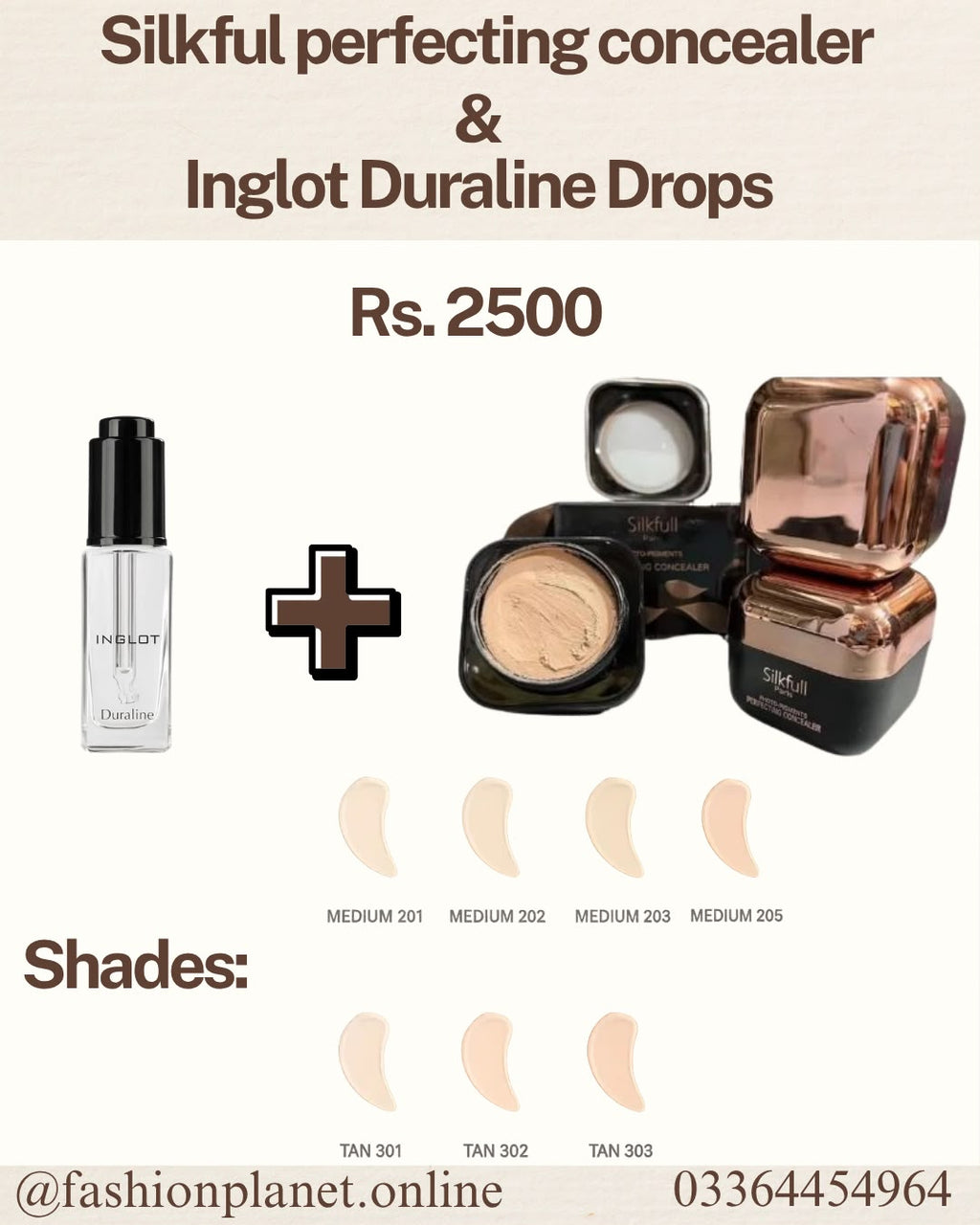 Deal Silkful Perfecting Concealer + Inglot Dura Liner Dropper