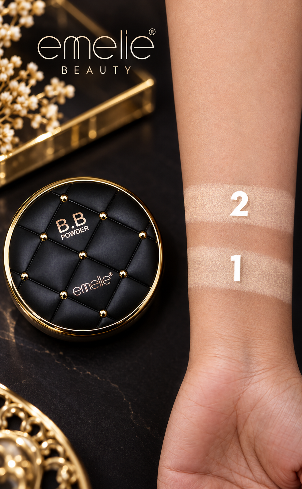 Emelie BB Double Face Powder