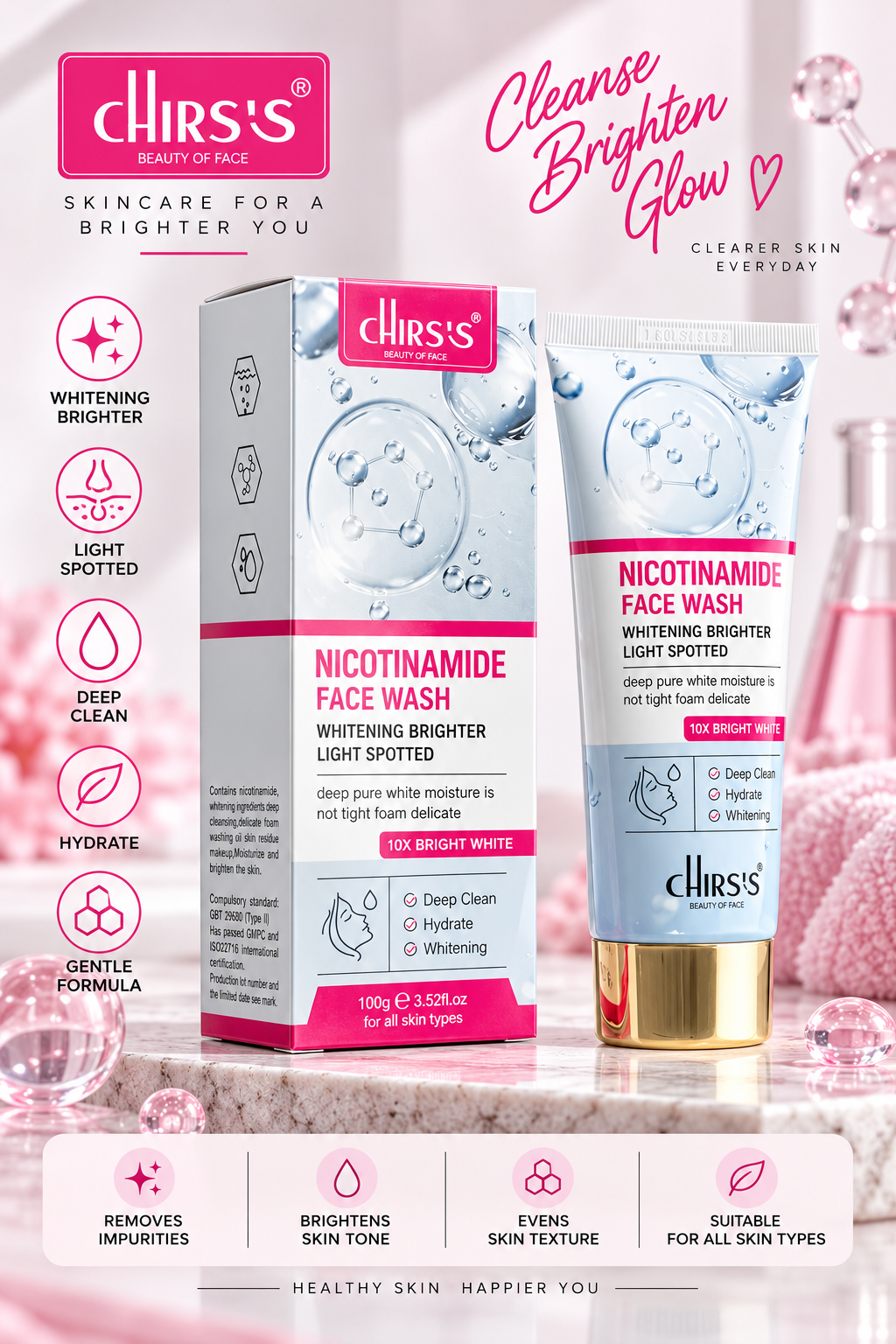 Chirss Face Wash Collection