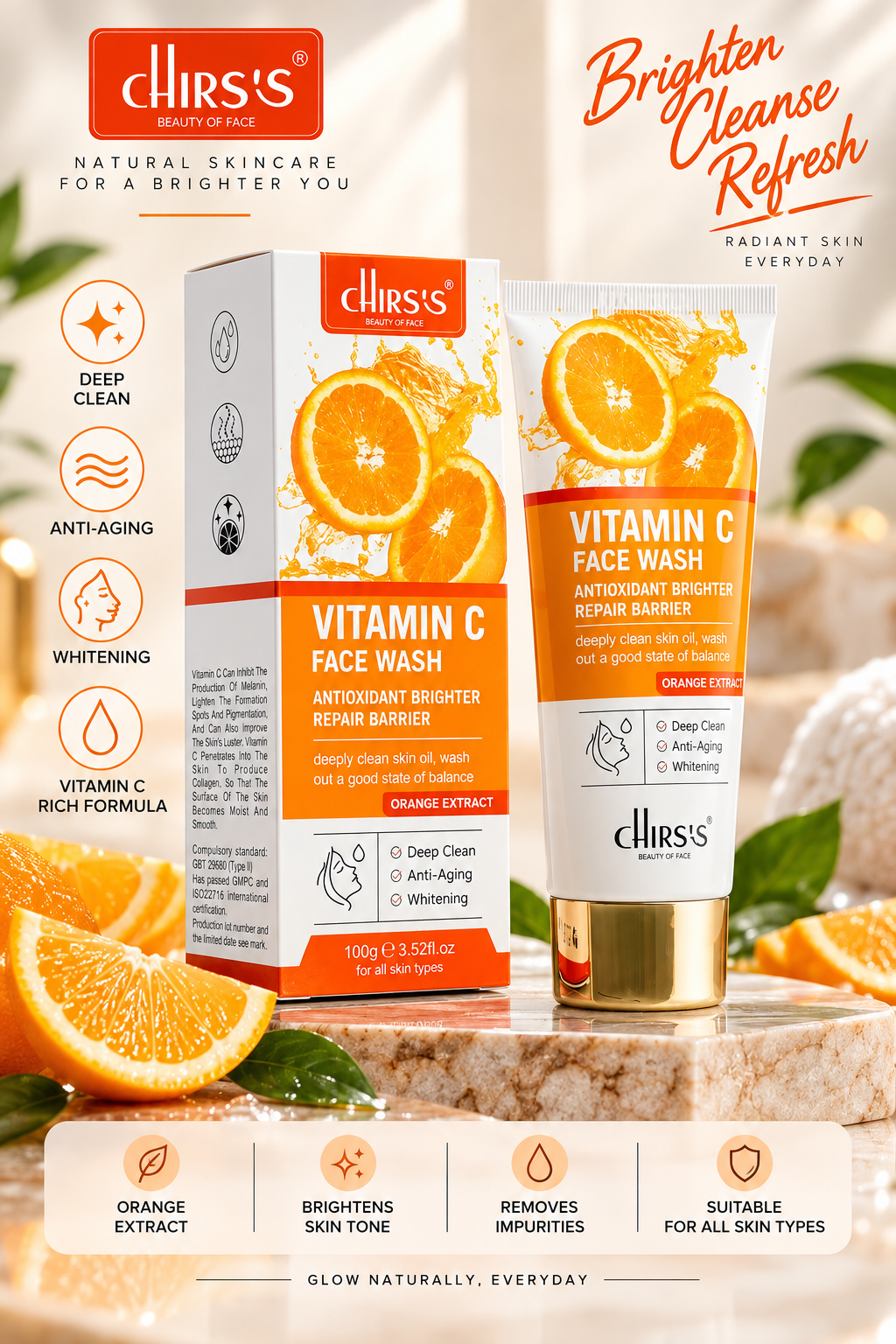 Chirss Face Wash Collection